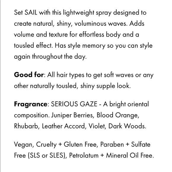 SOLD R+Co Wave Spray - Picture 2 of 5